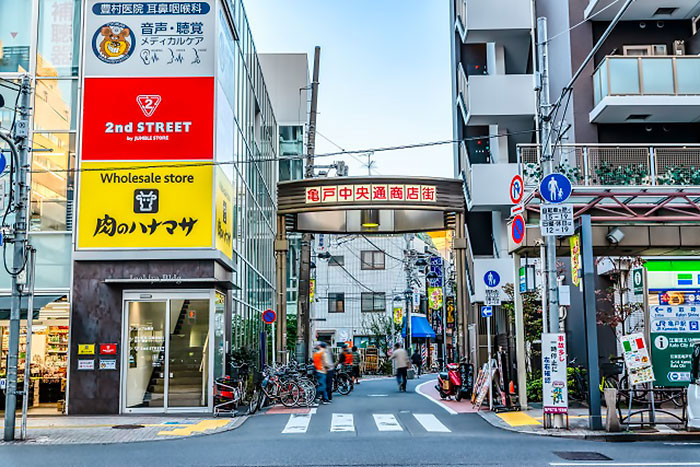 Kameido Jusangen-dori Shotengai