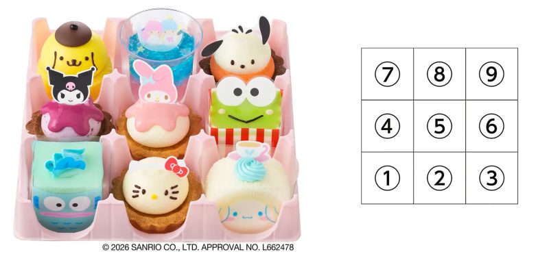Sanrio Characters Sweets Collection 9 Cakes