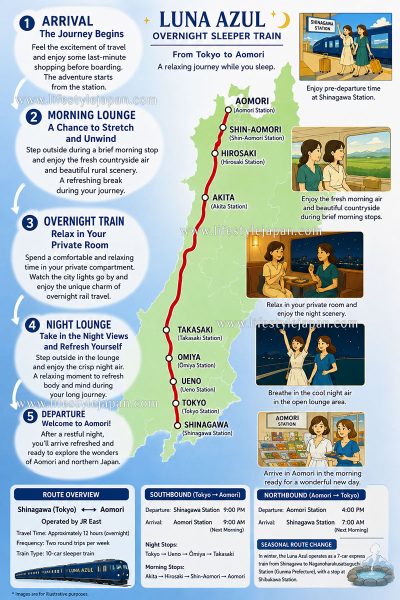 Luna Azul Train Route